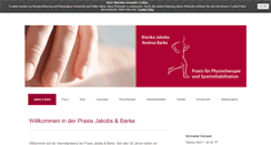 Desktop Screenshot of praxis-physiotherapie-bremen.de